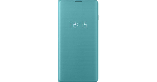 Samsung Galaxy S10 Led View Cover Book Case - Coolblue - Voor 23.59u, in huis