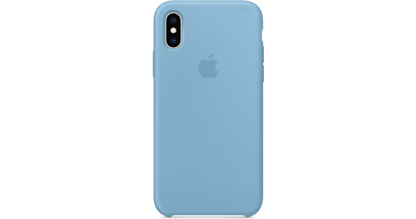 apple iphone xs silicone case cornflower apple iphone xs silicone case cornflower