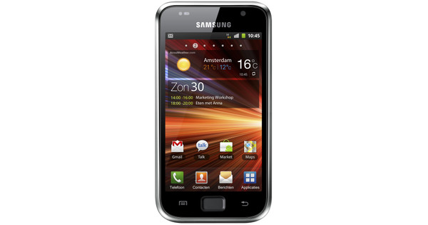 was rol censuur Samsung Galaxy S Plus Black - Coolblue - Voor 23.59u, morgen in huis