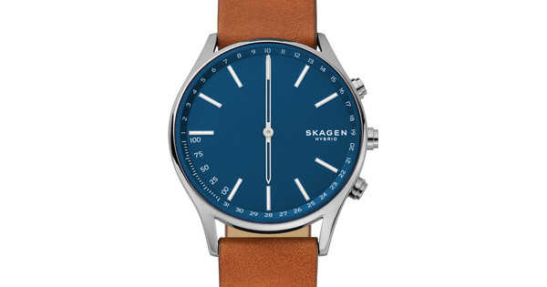 Skagen connected men's 2025 holst titanium hybrid smartwatch