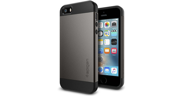 Spigen Slim Armor Apple iPhone 5/5S/SE Grijs