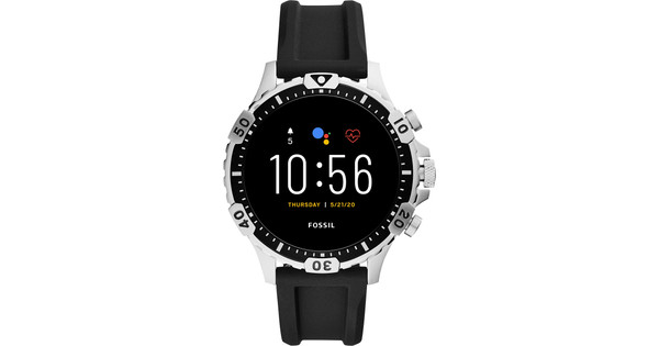 Fossil gen 5 smartwatch garrett hr black stainless online steel