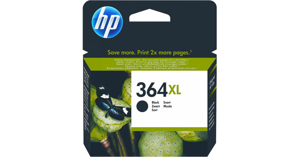 HP 364XL Cartridge Zwart - - 23.59u, morgen in huis