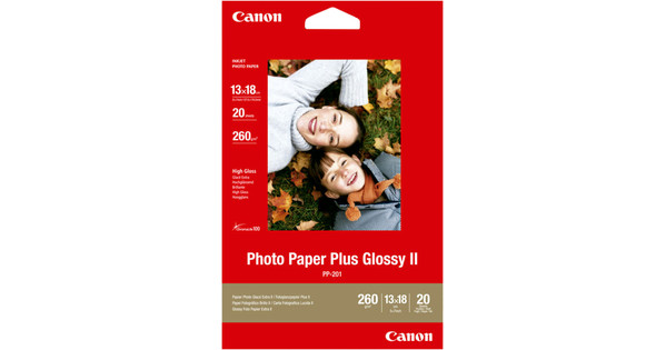 concept Bestuurbaar Haas Canon PP-201 Glossy Plus Fotopapier 20 Vellen 13 x 18 cm - Coolblue - Voor  23.59u, morgen in huis