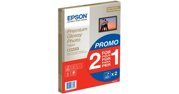 Voortdurende hefboom dividend Epson Premium Glossy Fotopapier 30 vel (A4) - Coolblue - Voor 23.59u,  morgen in huis