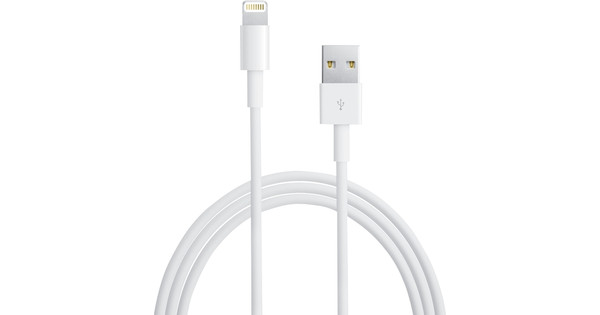 Fantasierijk Premisse aardolie Apple Lightning naar Usb A Kabel 1 Meter - Coolblue - Voor 23.59u, morgen  in huis