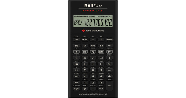 TI BA II Plus Professional - Coolblue - Voor 23.59u, morgen in huis