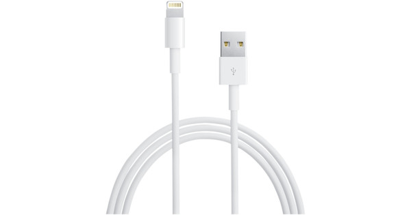 Lightning naar Usb A Kabel 0.5 Meter Coolblue - Voor 23.59u, morgen in huis