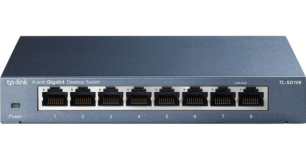 TL-SG108 - Switch de bureau Tplink 8 ports Gigabit 