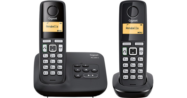 Gigaset A220 Duo v2 - Téléphone DECT Duo - Zwart