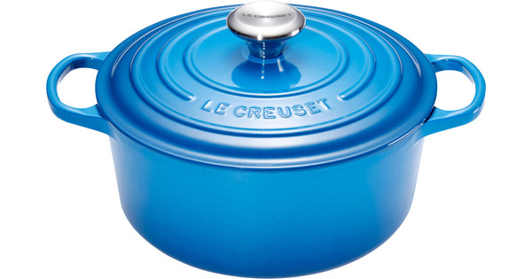 Le Creuset Ronde Braadpan 24 cm Marseilleblauw