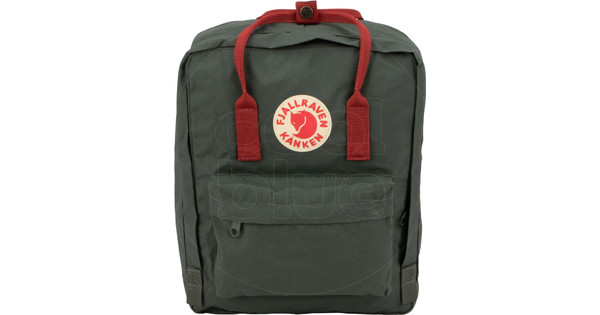 Fjallraven kanken outlet green and red