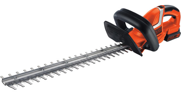 Cordless hedge trimmer GTC18502PC / 18 V / 2 Ah / 50 cm / PC, Black+Decker  - Battery hedge trimmers