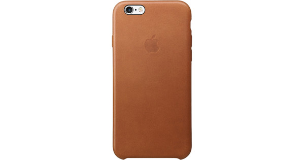 Apple iPhone 6/6s Leather Case Bruin - Coolblue - Voor 23.59u, in huis
