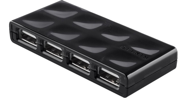 O19C USB Hub 2.0 con Fuente de Alimentación Distribuidor 7 Puerto Pie PC Laptop