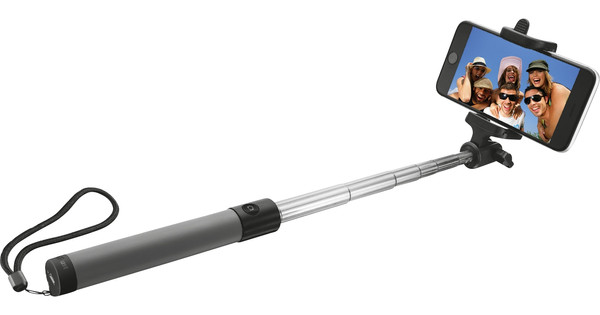 motief technisch kader Trust Urban Bluetooth Selfie Stick Zwart - Coolblue - Voor 23.59u, morgen  in huis