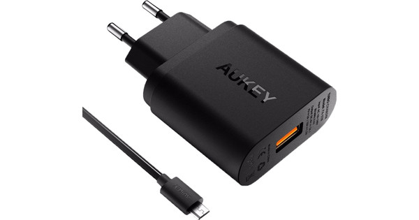 Aukey PA-T9 Oplader met Micro Usb Kabel 18W Quick Charge