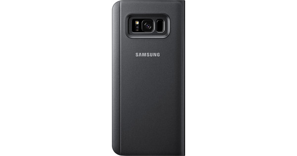 Met andere woorden Incubus expeditie Samsung Galaxy S8 Plus Clear Stand View Cover Zwart - Coolblue - Voor  23.59u, morgen in huis