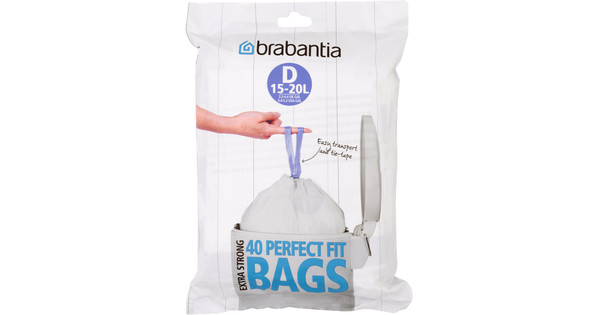 Trash bags, code R, 36 L, 10 pcs. - Brabantia