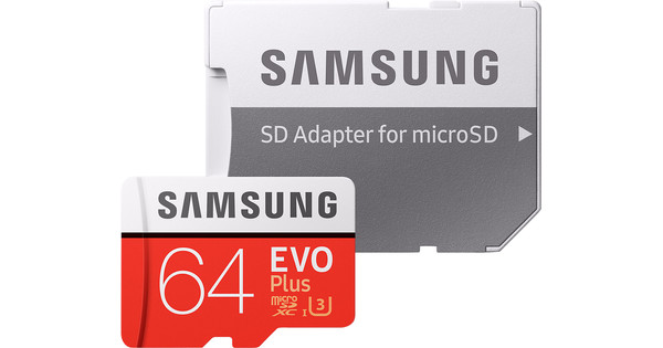 Samsung Microsdxc Evo 64gb 100mb S Cl 10 Sd Adapter Coolblue Voor 23 59u Morgen In Huis