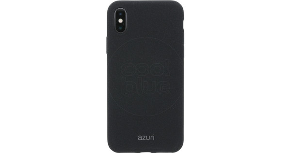 Azuri Flexible Sand Apple iPhone X Back Cover Black