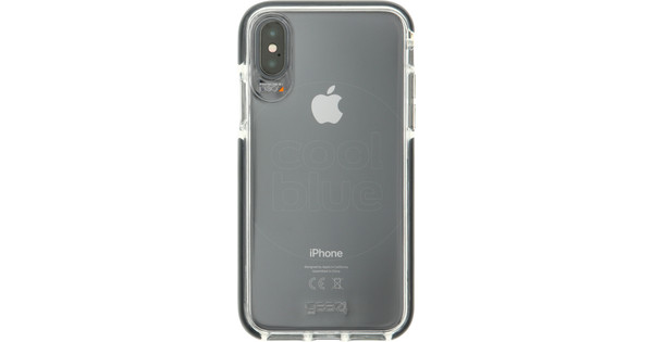 stel je voor hervorming gastvrouw GEAR4 D3O Piccadilly Apple iPhone X Back Cover Zwart - Coolblue - Voor  23.59u, morgen in huis
