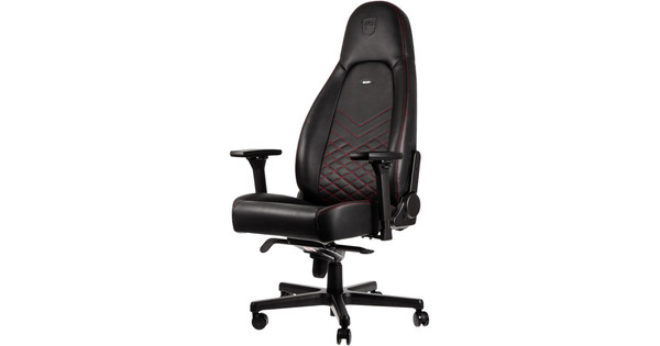 noblechairs ICON Gaming Stoel Zwart/Rood - Coolblue - Voor ...