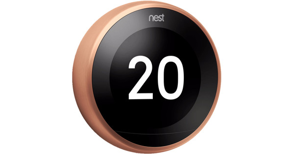 Google Nest Thermostat Copper