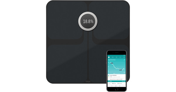 Fitbit Aria 2 Scale Black - Coolblue - Before 23:59, delivered tomorrow