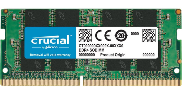 Crucial 16GB 2400MHz DDR4 SODIMM (1x16GB)