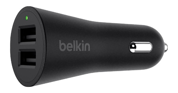 Dank je krijgen Geometrie Belkin Autolader Dual USB 24W Zwart - Coolblue - Voor 23.59u, morgen in huis