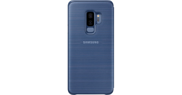 Rijp Leeuw Herinnering Samsung Galaxy S9 Plus LED View Cover Blauw - Coolblue - Voor 23.59u,  morgen in huis