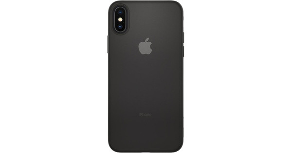 Spigen Air Skin Apple Iphone X Back Cover Black Coolblue Before 23 59 Delivered Tomorrow