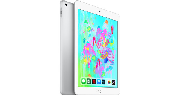 Apple iPad (2018) 32GB Wifi Silver - Coolblue - Voor 23.59u