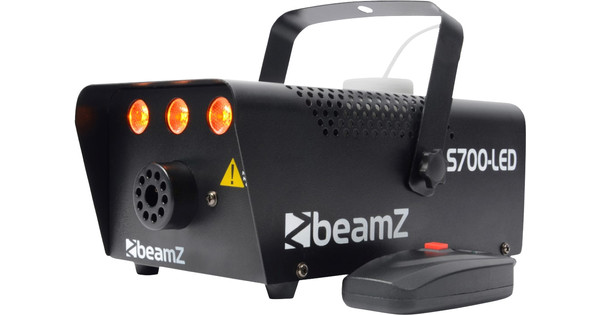 Halloween Flame party set avec machine à brouillard BeamZ S700LED