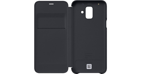 verkiezing gekruld amplitude Samsung Galaxy A6 (2018) Wallet Cover Book Case Zwart - Coolblue - Voor  23.59u, morgen in huis