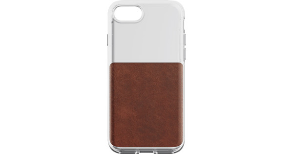 Nomad Clear Apple iPhone 7/8 Back Cover Brown