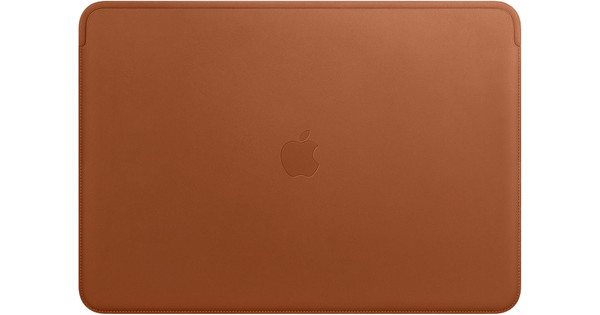 Apple MacBook Pro 15 Inches Leather Sleeve Saddle Brown