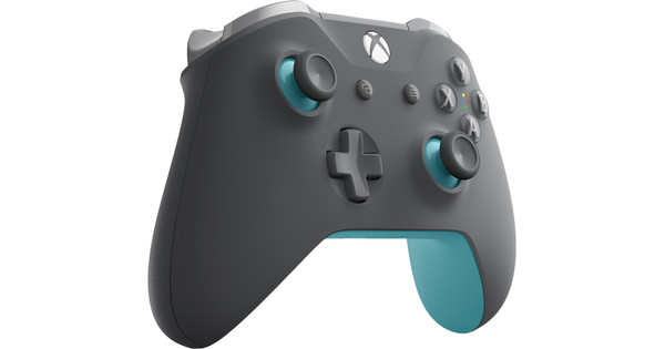 Gray and green store xbox one controller