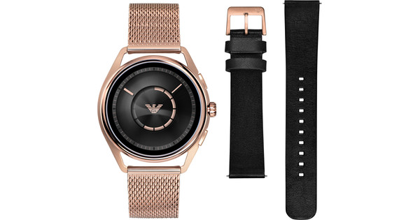 emporio armani connected matteo gen 4 display smartwatch