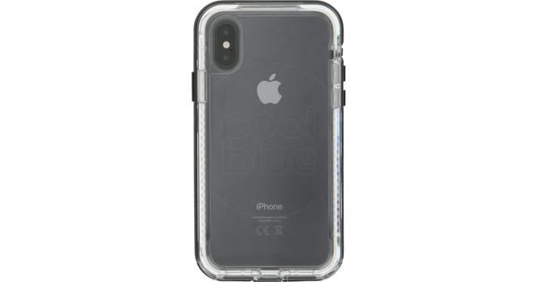 Lifeproof Next Apple iPhone Xs Back Cover Zwart - Coolblue - Voor morgen in huis