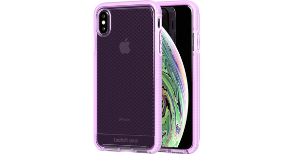 Masaccio Spit Kwaadaardig Tech21 Evo Check Apple iPhone Xs Max Back Cover Roze - Coolblue - Voor  23.59u, morgen in huis
