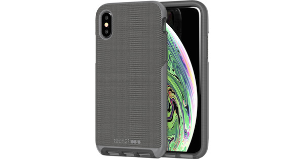 Broederschap Geef rechten Hopelijk Tech21 Evo Luxe iPhone X/Xs Back Cover Grijs - Coolblue - Voor 23.59u,  morgen in huis