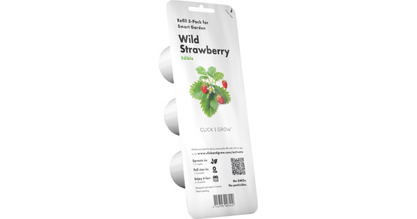 Click Grow Smart Garden Navulling Strawberry 3 Pack Coolblue