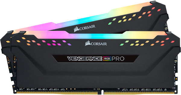 Corsair Vengeance RGB Pro 16GB DDR4 DIMM 3200 Mhz / 16 (2x8GB) Black