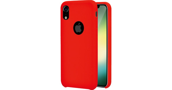 stok belasting Gymnastiek Azuri Rubber Apple iPhone Xr Back Cover Rood - Coolblue - Voor 23.59u,  morgen in huis