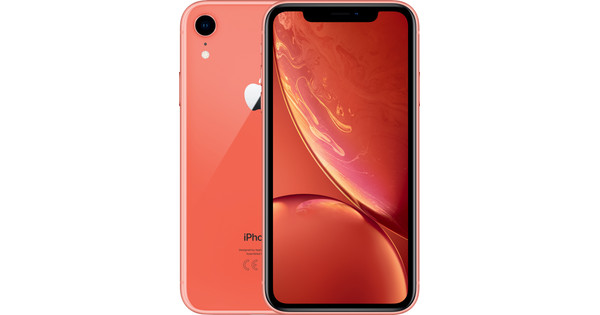 Apple iPhone Xr 256GB Coral - Coolblue - Before 23:59, delivered 