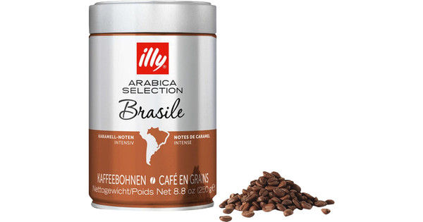 Illy Brazil koffiebonen 0,25 kg