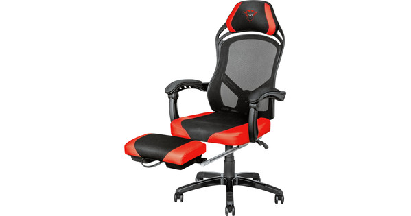 Overwegen dosis Hong Kong Trust GXT 706 Rona Gaming Stoel met Voetsteun Zwart/Rood - Coolblue - Voor  23.59u, morgen in huis