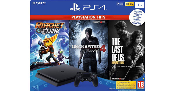 Sony PS4 Slim 1TB PlayStation Hits bundle 3 games Coolblue